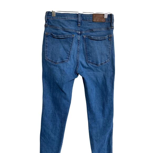 Madewell Petite 10" High-Rise Skinny Crop Jeans| Button-Front TENCEL™ Denim 27P - Picture 9 of 16